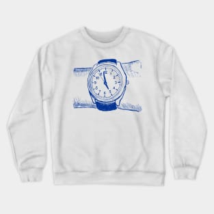 Watch hand drawing Crewneck Sweatshirt